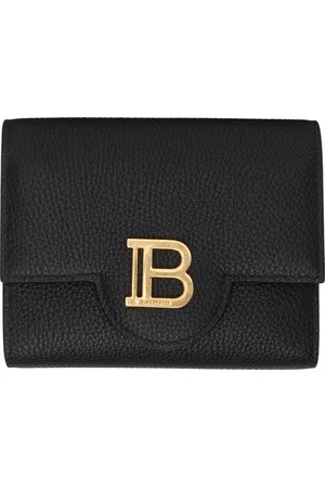 Balmain Black B-Buzz Trifold Wallet