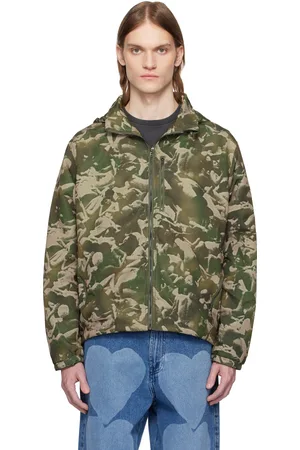 CARNE BOLLENTE Khaki Peaceful Passion Camo Jacket