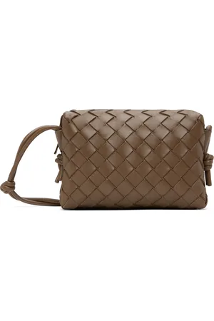 Bottega Veneta Taupe Mini Loop Camera Bag