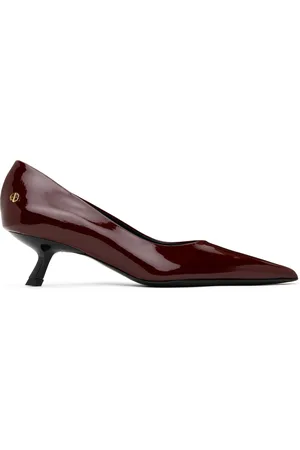 ANINE BING Burgundy Hilda Heels