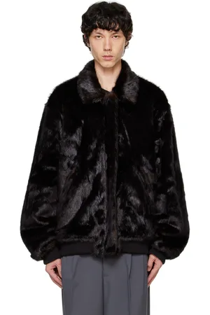 The Frankie Shop Brown Scott Faux-Fur Bomber Jacket