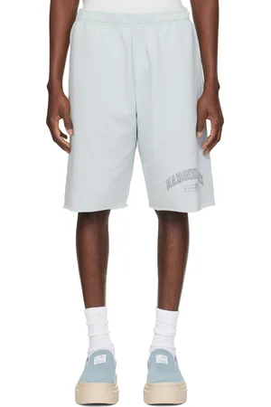 Maison Margiela Blue Varsity Print Shorts