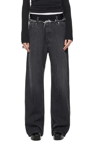 ALAINPAUL Gray Elasticated Jeans
