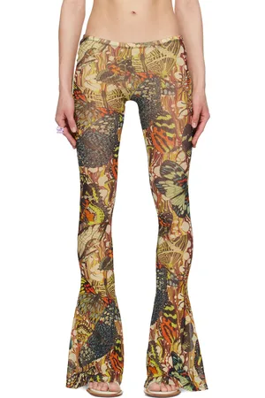Jean Paul Gaultier Yellow Butterfly Pants