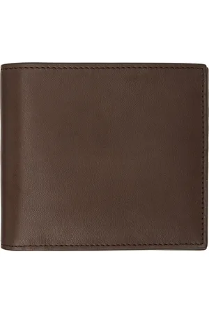 Thom Browne Brown Soft Calf Leather Billfold Wallet