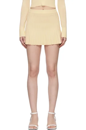 AYA MUSE Beige Cerio Miniskirt