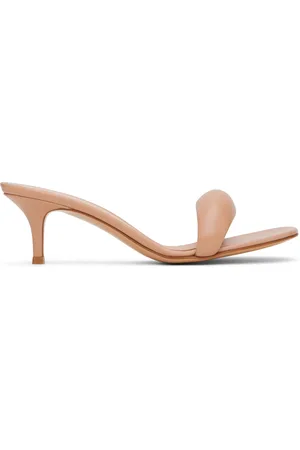 Gianvito Rossi Pink Bijoux 55 Mules