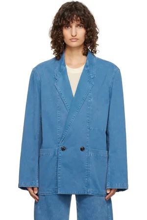 LEMAIRE Blue Workwear Blazer
