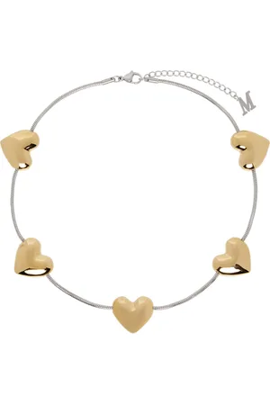 Marland Backus Silver & Heart Strings Necklace