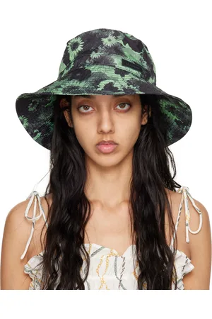 Ganni Black Tech Bucket Hat