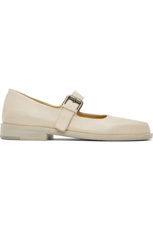 MARSÈLL Beige Mary Jane Loafers