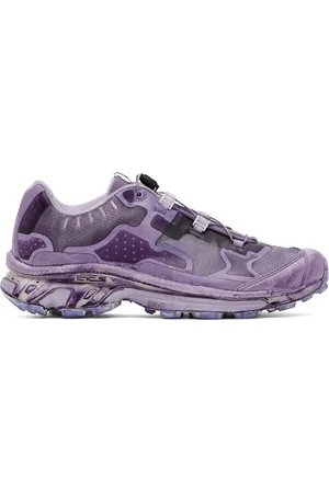 11 BY BORIS BIDJAN SABERI Purple Salomon Edition Bamba 5 Sneakers