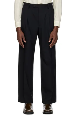 Auralee Super Fine Tropical Wool Two-Tuck Trousers