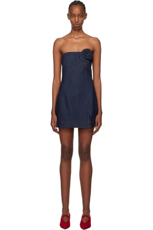 THE GARMENT Navy Eclipse Denim Minidress