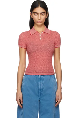 Guest In Residence Red Shrunken Polo