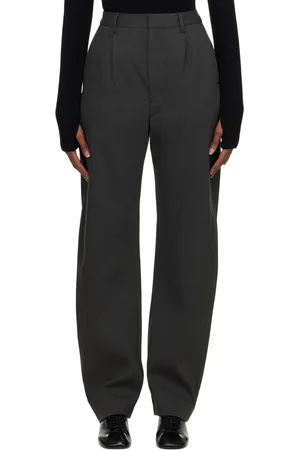 LEMAIRE Gray Curved Trousers