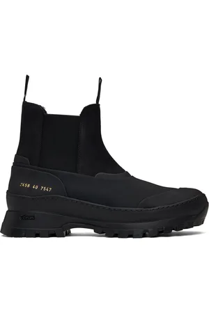 COMMON PROJECTS Black Hiker Chelsea Boots