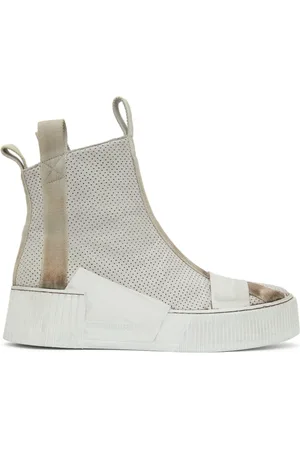 11 BY BORIS BIDJAN SABERI Off-White Bamba 3.1 High Top Sneakers