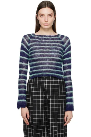Marni Blue Striped Sweater