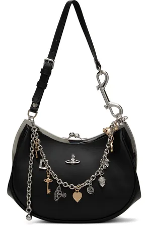 Vivienne Westwood Black Charm Frame Bag