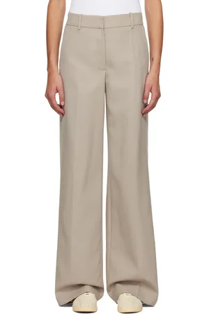 The Row Beige Bremy Trousers