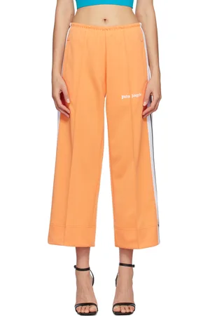 Palm Angels Orange Cropped Track Pants