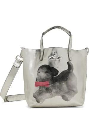 Vivienne Westwood Silver Small Studio Shopper Bag