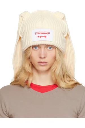 Charles Jeffrey Loverboy Burgundy Chunky Ears Beanie