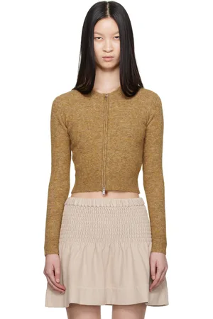 Isabel Marant Tan Oaka Cardigan