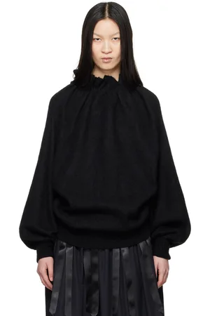 Simone Rocha Gathered Pleated Neck Sweater
