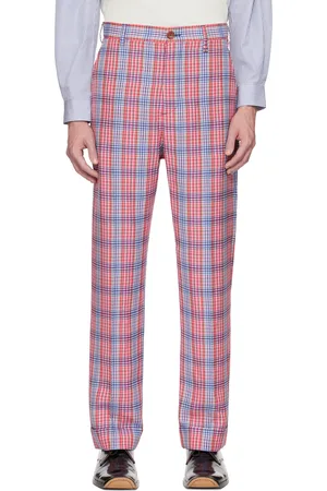 Vivienne Westwood Red & Blue Doc Trousers