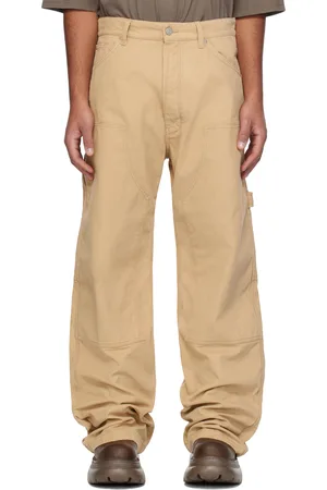 B1ARCHIVE Beige Wide Leg Carpenter Trousers