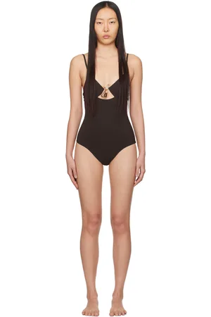 CHRISTOPHER ESBER Brown Nebular Swimsuit