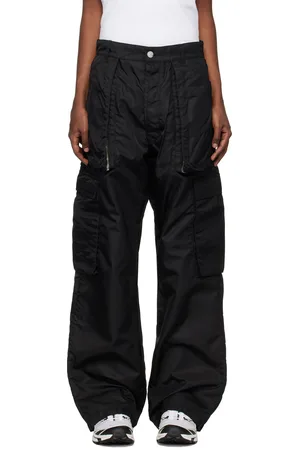 B1ARCHIVE Black Wide Leg Cargo Pants