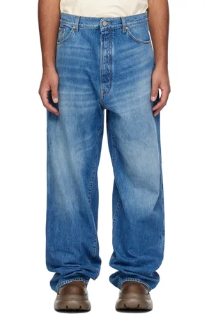 B1ARCHIVE Blue Wide Leg Jeans