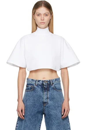 Alaïa White Highneck T-Shirt