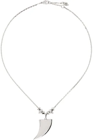 Alexander McQueen Silver Tiger Claw Necklace