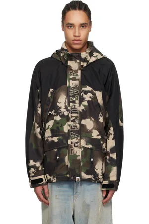 BAPE Khaki Map Camo Snowboard Jacket