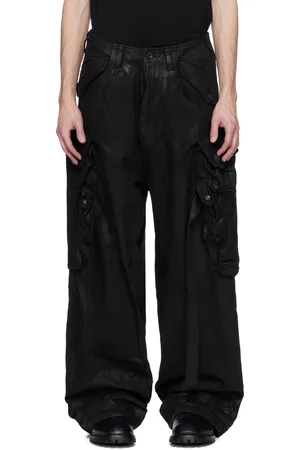 JULIUS Coated Gasmask Denim Cargo Pants