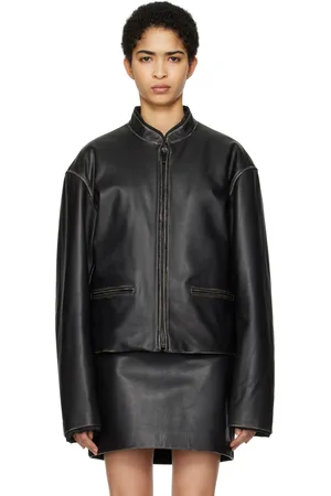 032c Uma Leather Biker Jacket
