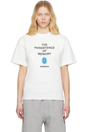 Ader Error White Blue Net Product. 49 T-shirt