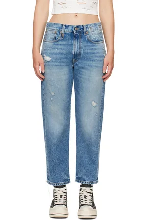 R13 Indigo Boyfriend Jeans