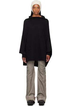 Rick Owens Black Porterville Shroud Sweatshirt
