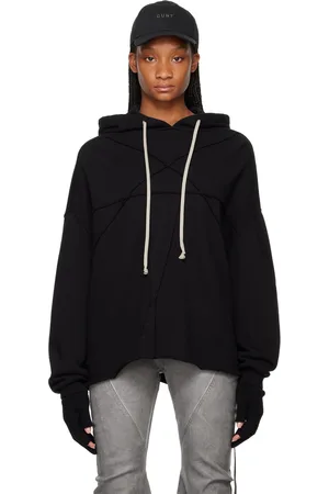 Rick Owens Black Crater Hoodie