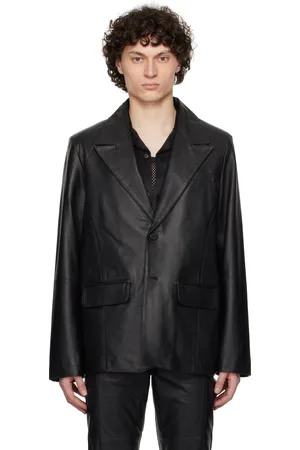 Deadwood Stanley Leather Blazer