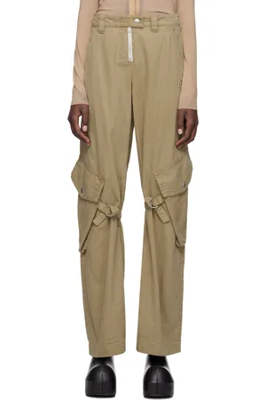 Acne Studios Khaki Cargo Pocket Trousers