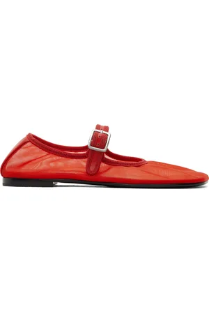 SANDY LIANG Mary Jane Mesh Ballerina Flats