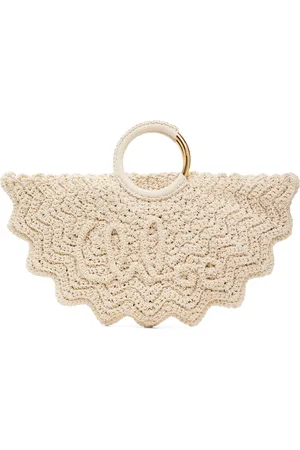 Chloé Off-White Small Bracelet Paravent Tote
