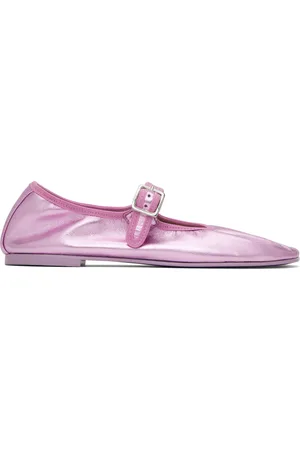 SANDY LIANG Mary Jane Stretch Ballerina Flats