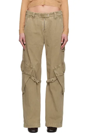 Acne Studios Beige Canvas Cargo Pants